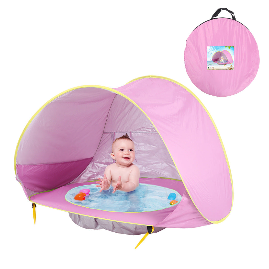 Pop-Up Play Tent with Ball Pit for Kids — Indoor & Outdoor Playhouse (Folds Flat)