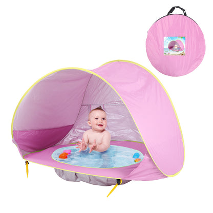 Pop-Up Play Tent with Ball Pit for Kids — Indoor & Outdoor Playhouse (Folds Flat)