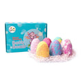 Six-piece dinosaur surprise toy bath bomb set