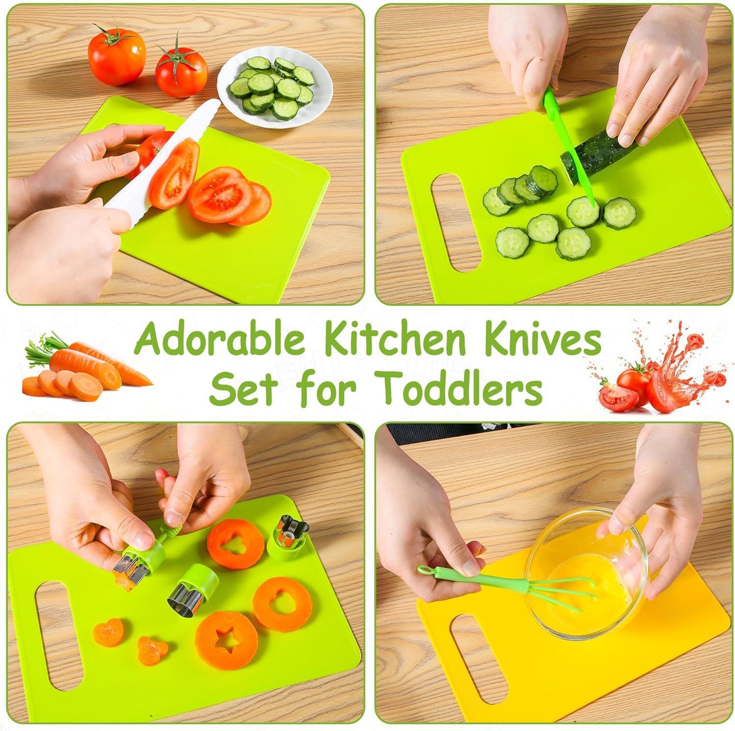 Kids Real Kitchen Tool Set — Safe, Child-Sized Cooking Utensils for Little Chefs