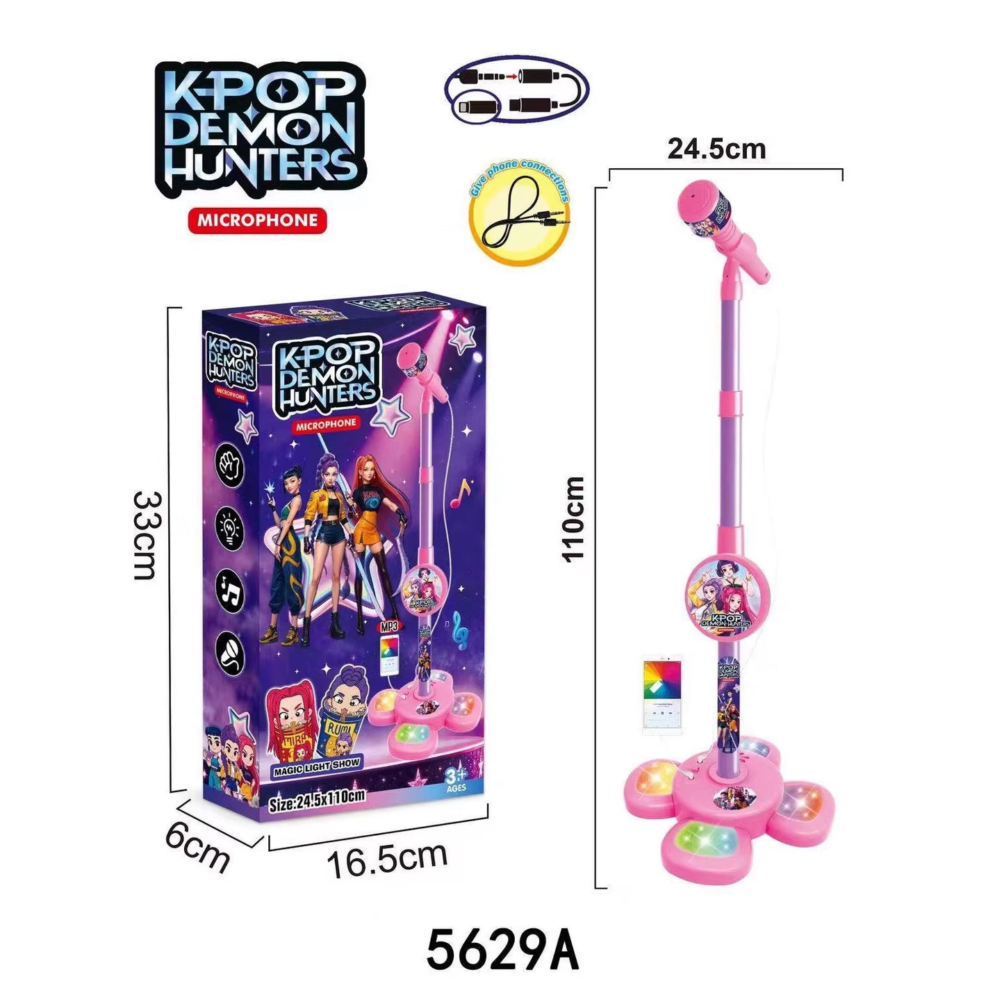 KPOP Demon Hunters Singing Microphone
