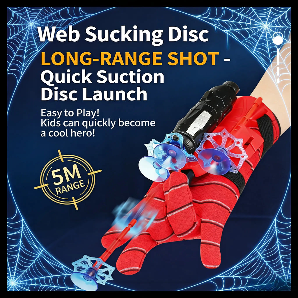 WebSlinger Pro™ Hero Gauntlet — Complete Wrist Launcher Training Set