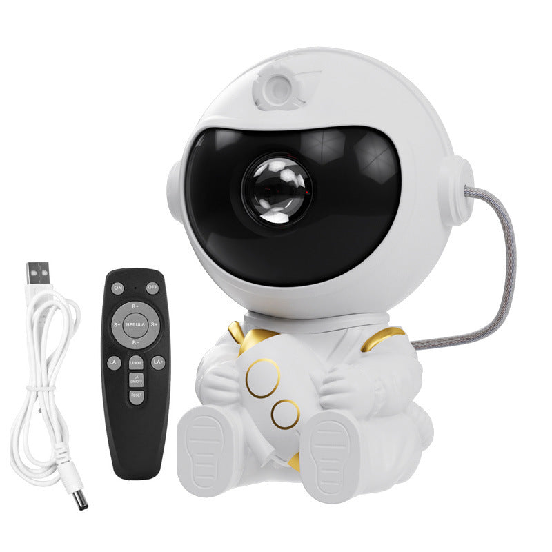Astronaut Star Projector Night Light with Remote