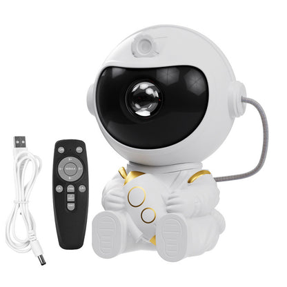 Astronaut Star Projector Night Light with Remote