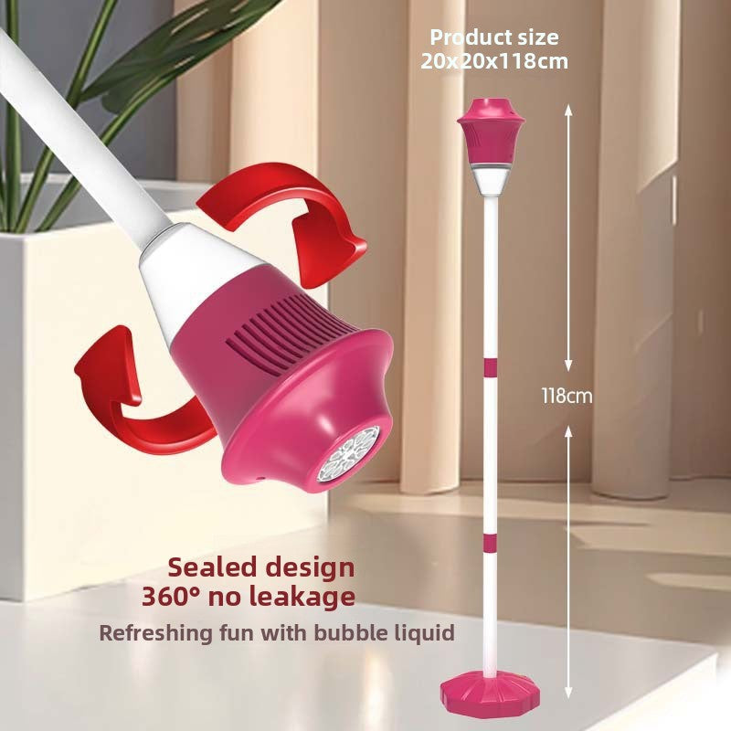 Automatic Bubble Machine for Kids — Light & Sound Bubble Blower (Rechargeable)
