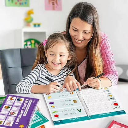 Kids Writing & Drawing Practice Book Set — Build Early Handwriting Skills
