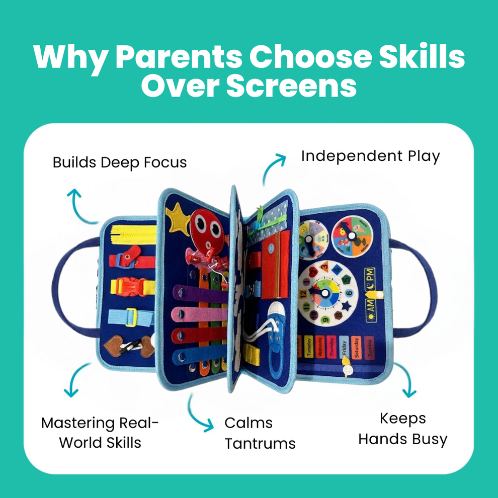 Lumio™ Montessori Busy Board