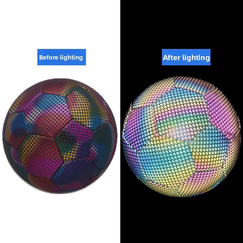 Reflective Soccer Ball No. 5 Fluorescent Soccer Ball