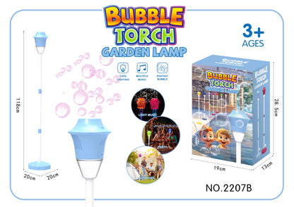 Automatic Bubble Machine for Kids — Light & Sound Bubble Blower (Rechargeable)