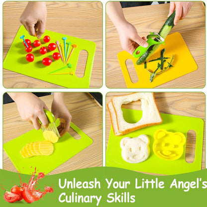 Kids Real Kitchen Tool Set — Safe, Child-Sized Cooking Utensils for Little Chefs