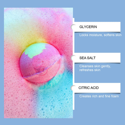 Kids Bubble Bath Bombs with Surprise Toys — Ocean-Themed Bath Time Set