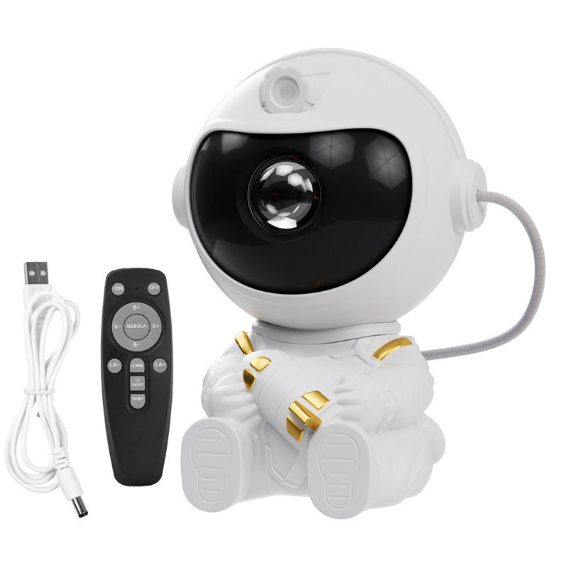 Astronaut Star Projector Night Light with Remote