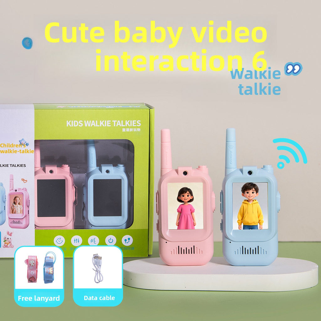 LumiTalk™ Video Walkie Talkie — 2-Pack Kids Intercom