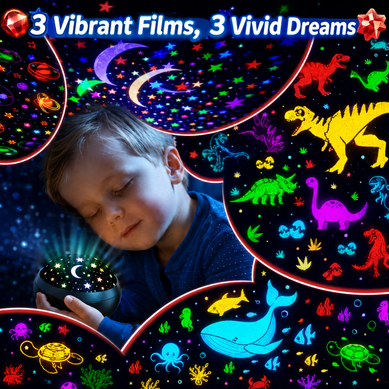 Kids’ DreamGlow Night Light Projector