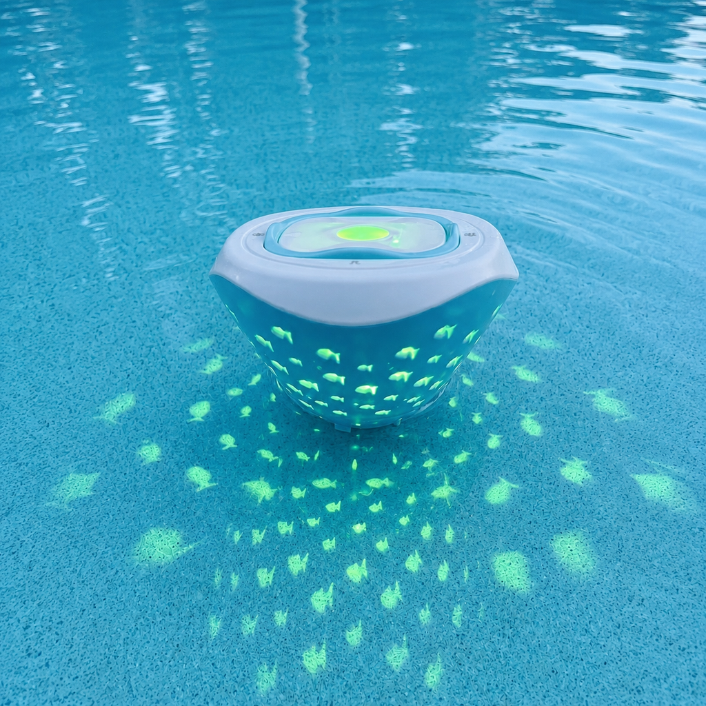 AquaGlow Color-Changing Solar Float Light – Screen-Free Water Play