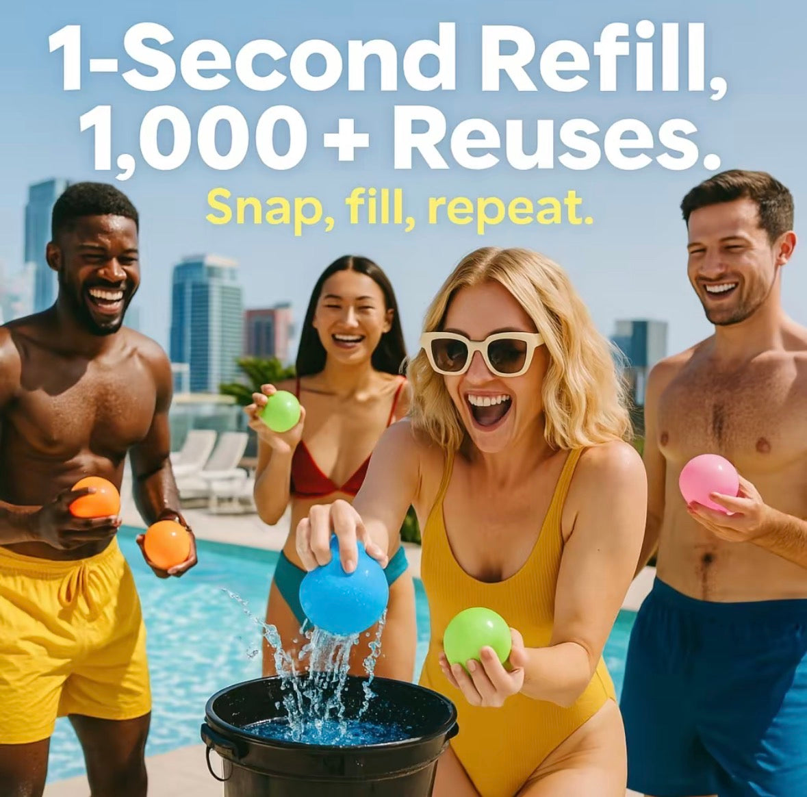Reusable Water Balloons (Buy 6 Get 6 FREE)