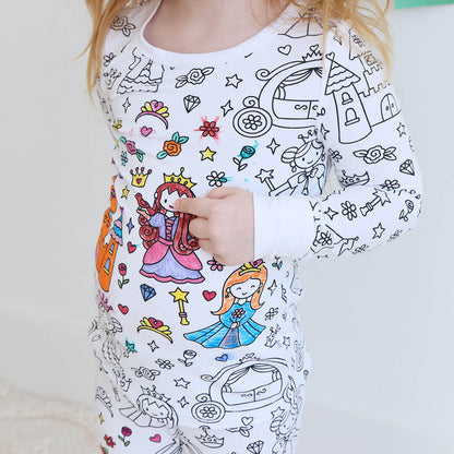 Doodle Dreams Color-In Pajamas (Free Markers)