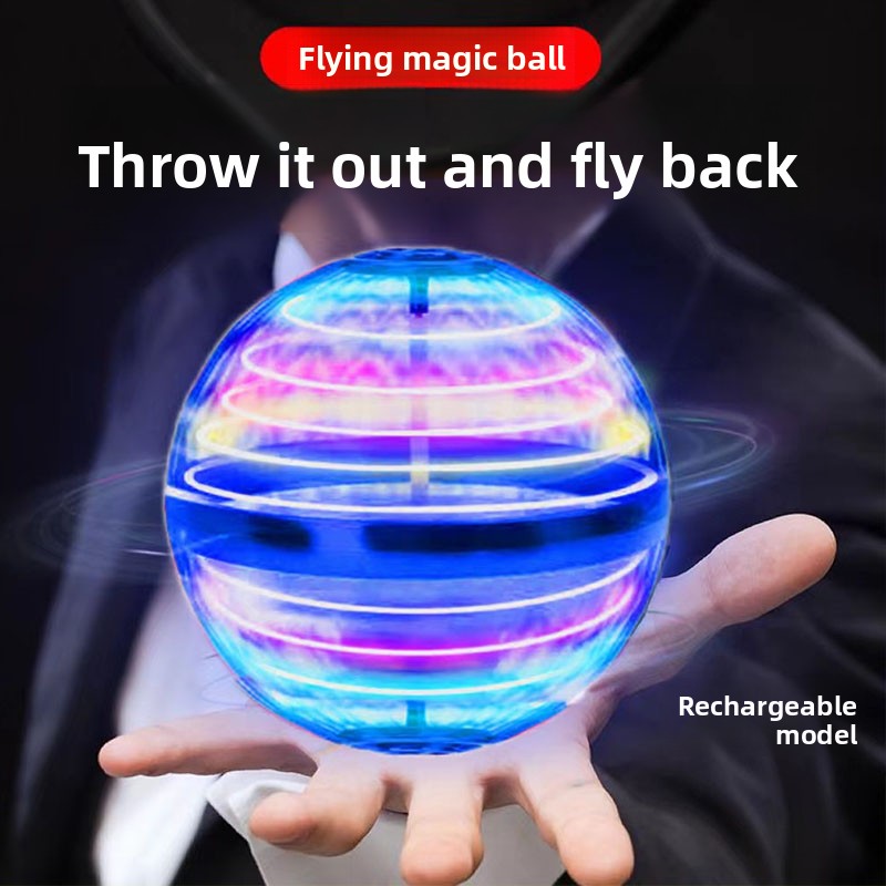Flying Orb Ball Toy — Remote-Controlled LED Hover Ball for Kids