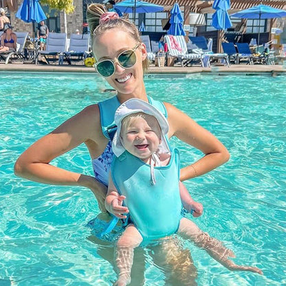 Hands-Free Baby Carrier Backpack — 3-in-1 Hip Seat & Swim Support