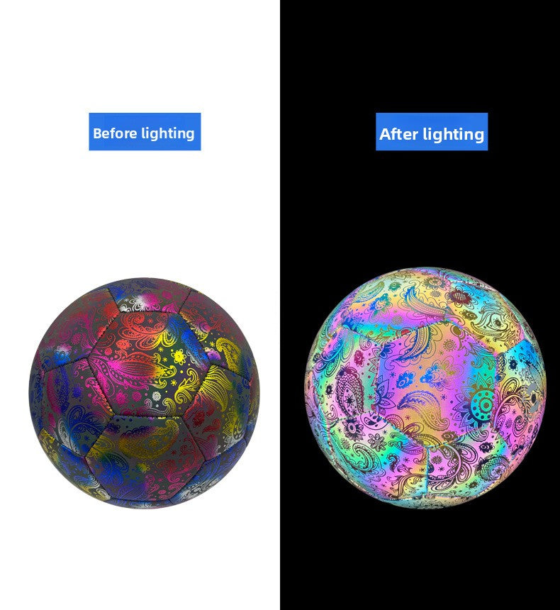 Reflective Soccer Ball No. 5 Fluorescent Soccer Ball