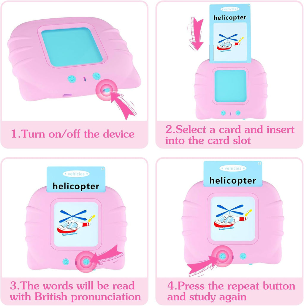 Children's English Learning Flash Card Machine