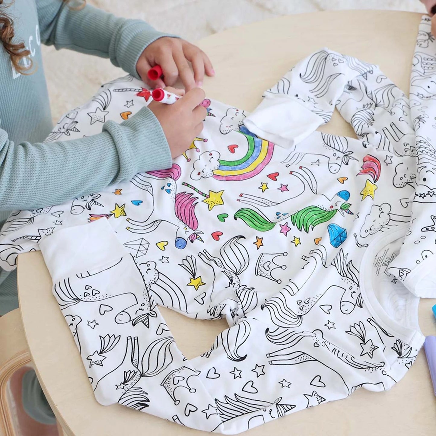 Doodle Dreams Color-In Pajamas (Free Markers)