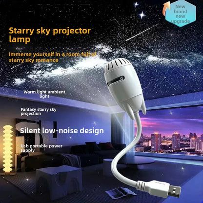 Starry Sky Projector Night Light USB Ambient Lamp