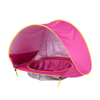 Pop-Up Play Tent with Ball Pit for Kids — Indoor & Outdoor Playhouse (Folds Flat)
