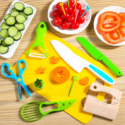 Kids Real Kitchen Tool Set — Safe, Child-Sized Cooking Utensils for Little Chefs