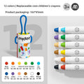 Washable Silky Crayons for Kids — Quick-Dry & Mess-Free (12 & 24 Count)