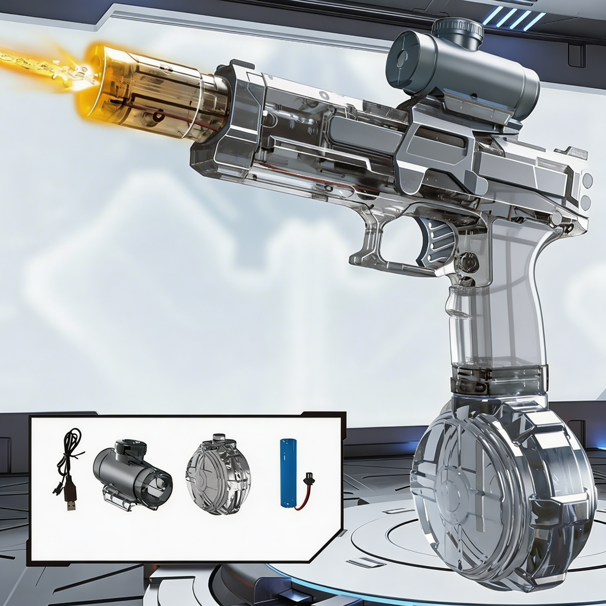 Electric water gun toy
