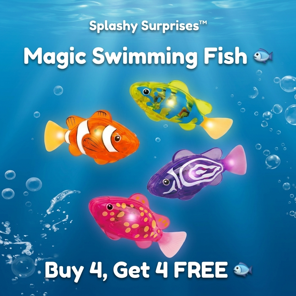 Magic fish ™ bath toys (buy four get four free)